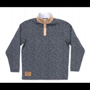 Southern Marsh Cascade Herringbone Pullover Sz M